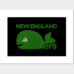 New England Whalers Hockey Team Posters and Art